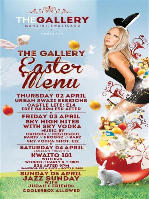 The Gallery Easter Menu Pic